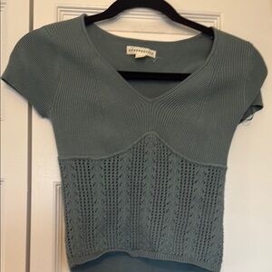 Aeropostale Green Knit Top